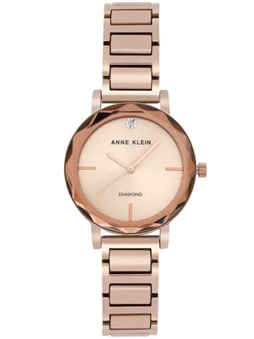 ANNE KLEIN Rose Gold Dial Analog Watch AK3278RGRG - Kamal Watch Company