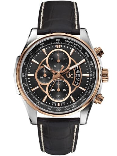 Gc Techno Class Chronograph Black Dial Men's Watch X81007G2S - Kamal Watch Company
