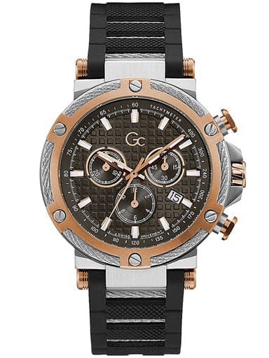 Gc Chronograph Brown Dial Men's Watch Y54002G2MF - Kamal Watch Company