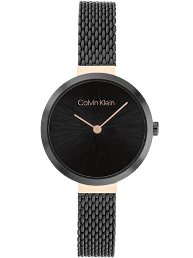 Calvin Klein Black Mesh Women's Watch 25200084 - Kamal Watch Company