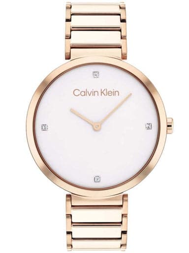 CALVIN KLEIN Minimalistic T Bar Watch for Women 25200135 - Kamal Watch Company