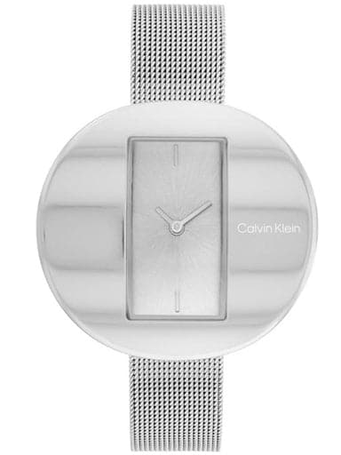 CALVIN KLEIN Circular Mesh Sunray Watch for Women 25200016 - Kamal Watch Company