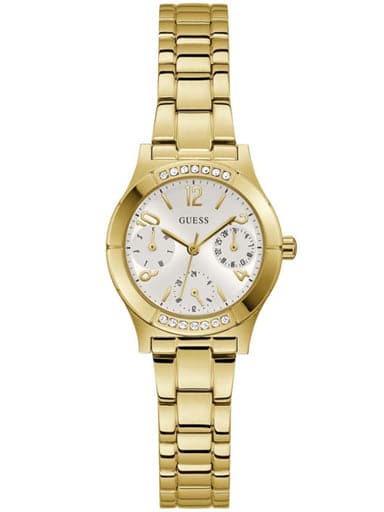Guess Analog White Dial Women'S Watch Gw0413L2