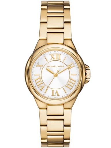 Michael Kors Camille Three-Hand Gold-Tone Stainless Steel Watch MK7255I - Kamal Watch Company