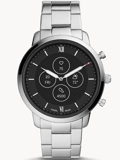 FOSSIL Hybrid Smartwatch HR Neutra Stainless Steel FTW7029 - Kamal Watch Company