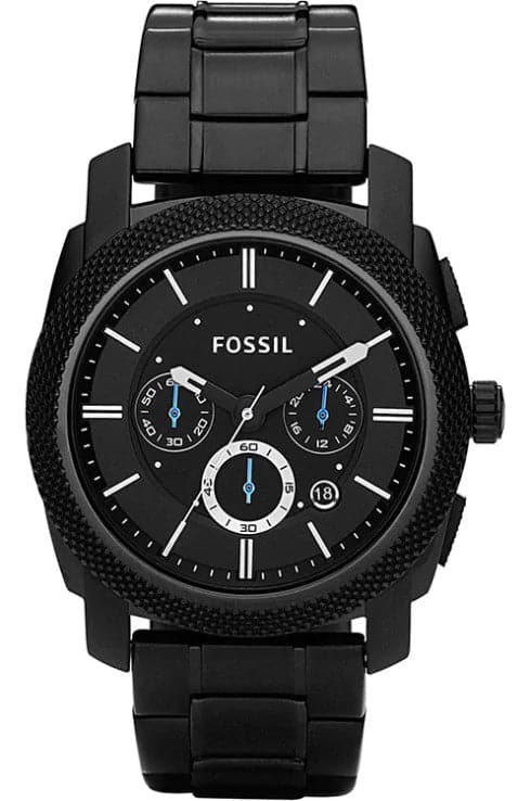 Fossil Men's Black Stainless Steel Bracelet FS4552I - Kamal Watch Company
