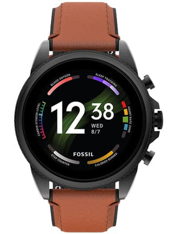 Fossil Gen 6 Smartwatch Brown Leather Watch FTW4062I - Kamal Watch Company