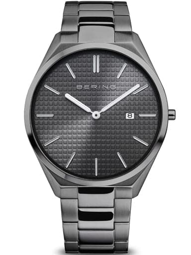BERING Ultra Slim | polished/brushed grey | 17240-777 - Kamal Watch Company