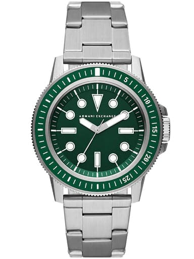 Armani Exchange Three-Hand Stainless Steel Watch AX1860I - Kamal Watch Company