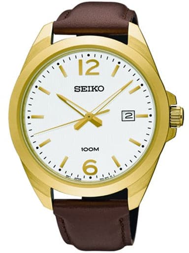 Seiko Analog White Dial Men's Watch SUR216P1 - Kamal Watch Company