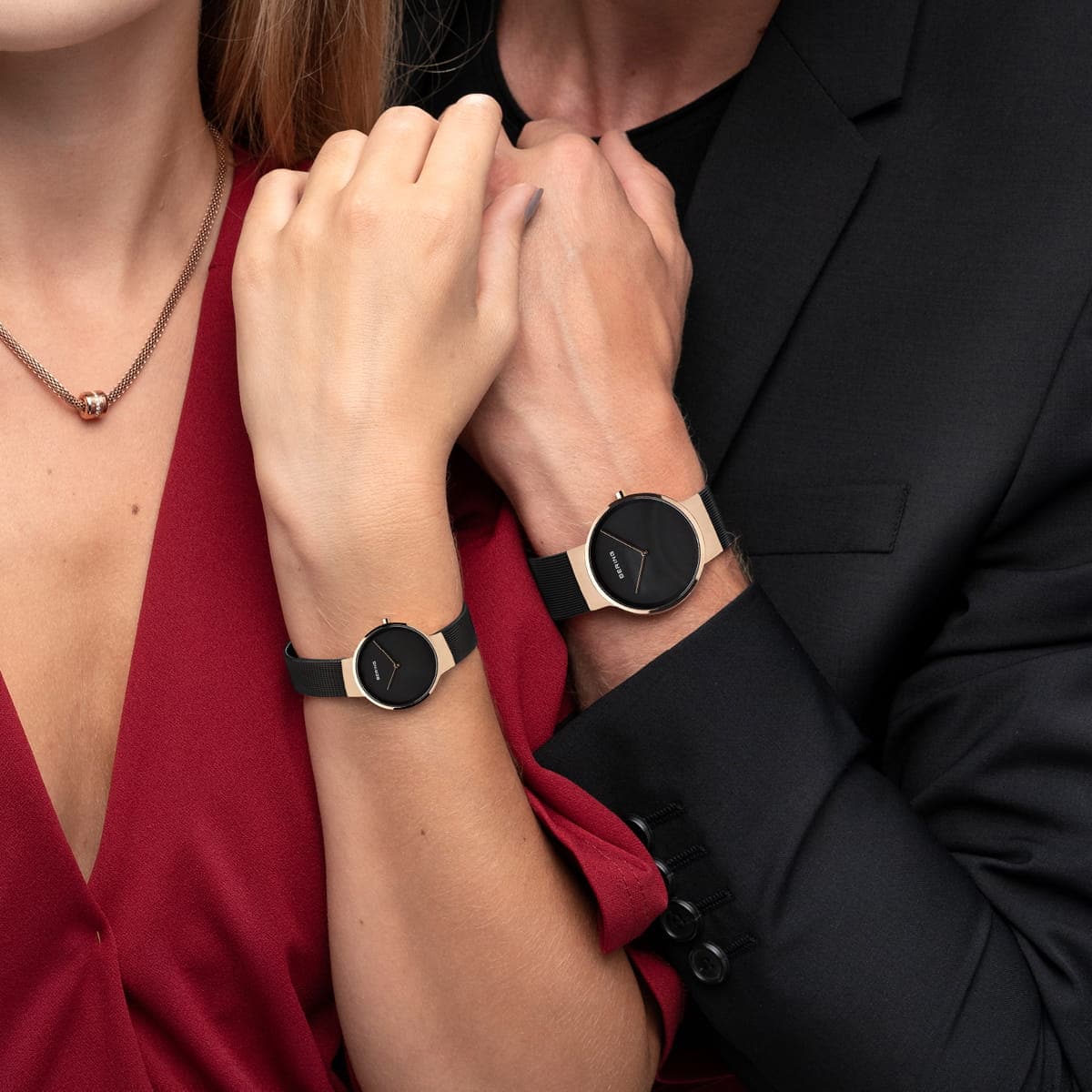 BERING Classic | polished/brushed rose gold | 14531-166 - Kamal Watch Company