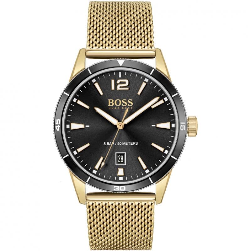 HUGO BOSS Drifter Gold & Black Watch - Kamal Watch Company