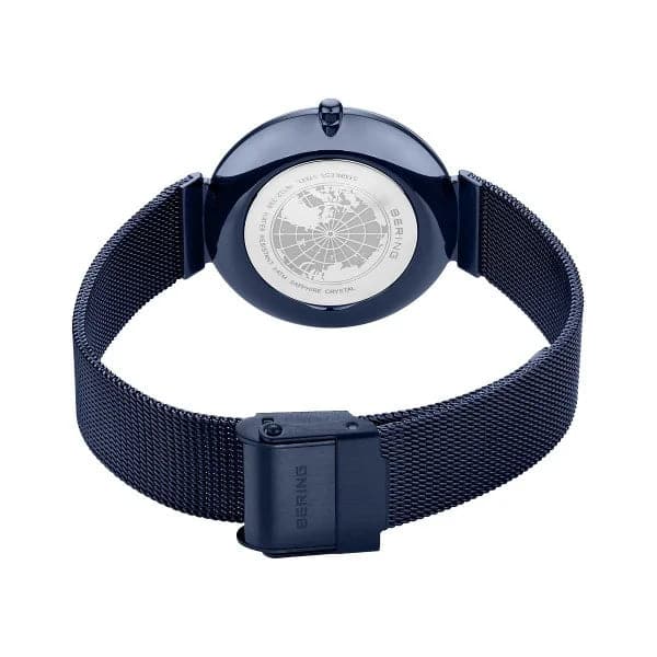 BERING Classic | polished blue | 18132-398 - Kamal Watch Company