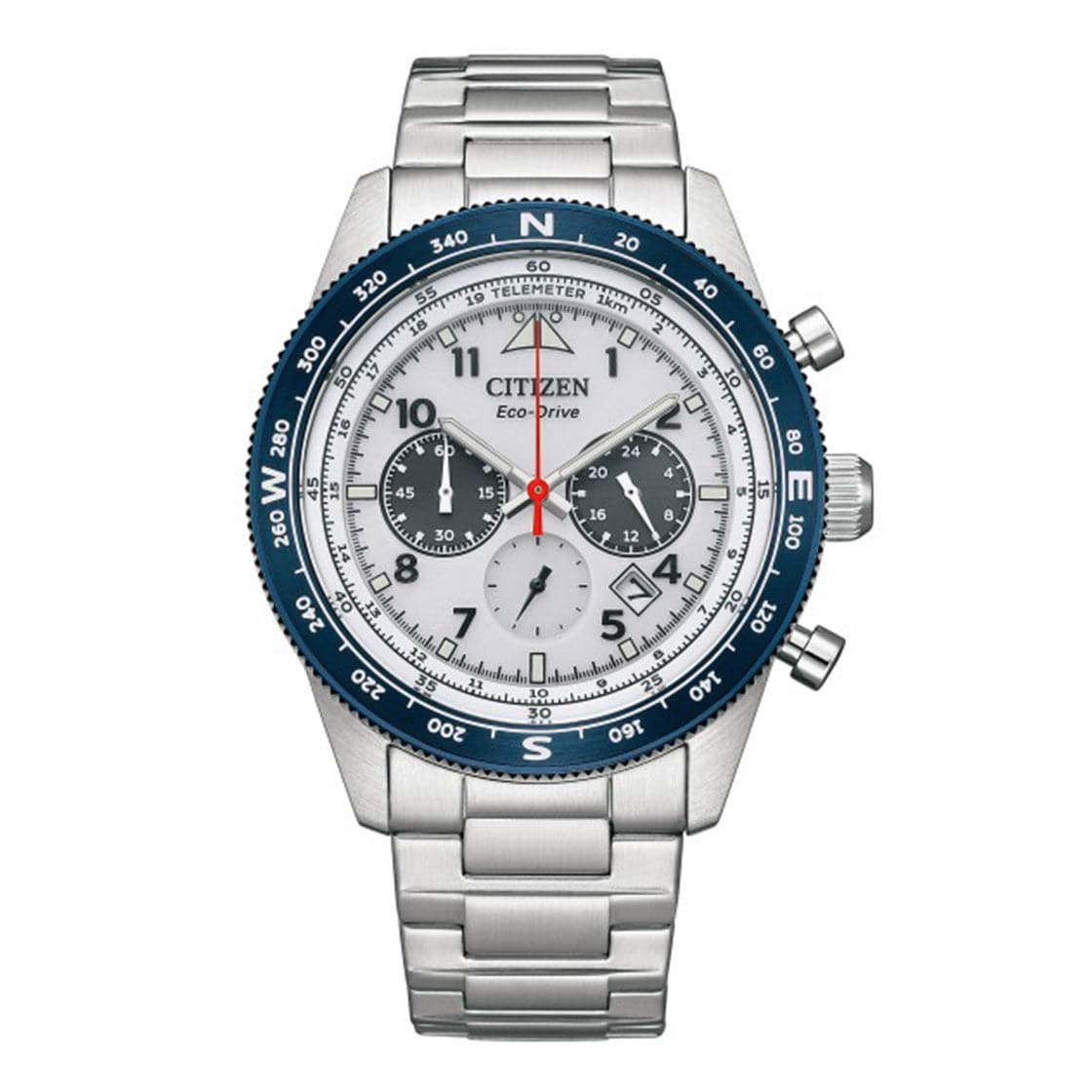 CITIZEN ECO-DRIVE GENTS WATCH GREY DIAL - CA4554-84H - Kamal Watch Company
