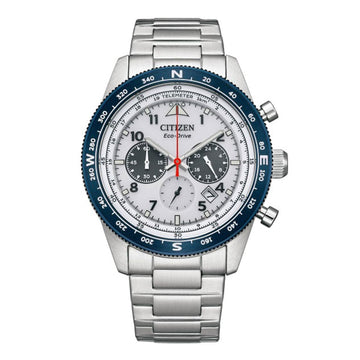 CITIZEN ECO-DRIVE GENTS WATCH GREY DIAL - CA4554-84H - Kamal Watch Company
