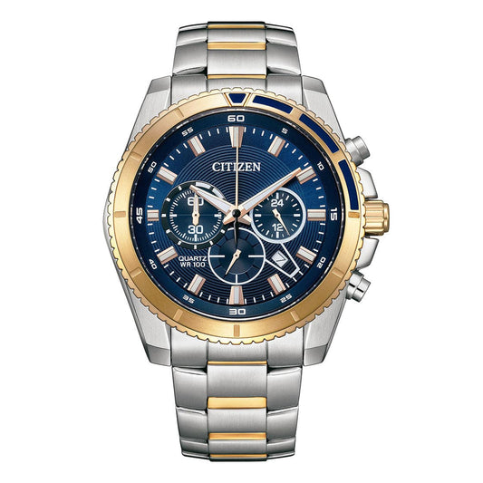 CITIZEN QUARTZ GENTS WATCH BLUE DIAL - AN8206-53L - Kamal Watch Company