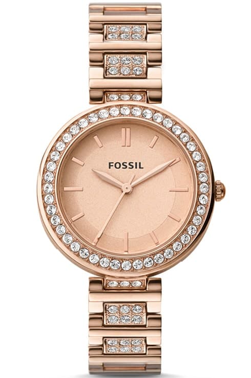 Fossil Jesse Rose-Tone Stainless Steel Watch ES3020I - Kamal Watch Company