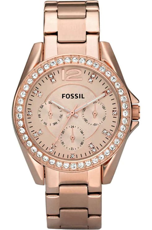 Fossil  Rosegold Gem Dial Women's Watch - Kamal Watch Company