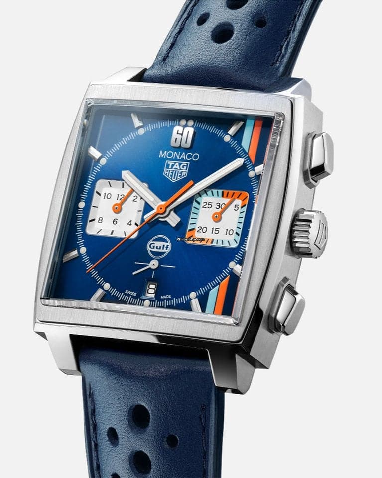 TAG HEUER MONACO X GULF CBL2115.FC6494 - Kamal Watch Company