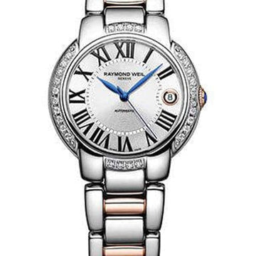 Raymond Weil Jasmine Silver Dial Rose Gold Stainless Steel Ladies Watch - Kamal Watch Company