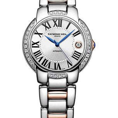 Raymond Weil Jasmine Silver Dial Rose Gold Stainless Steel Ladies Watch - Kamal Watch Company