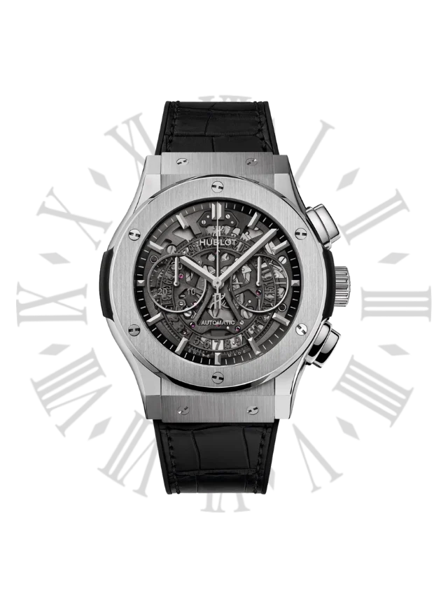 HUBLOT 525.NX.0170.LR – CLASSIC FUSION AEROFUSION TITANIUM AUTOMATIC SKELETON DIAL MEN’S WATCH