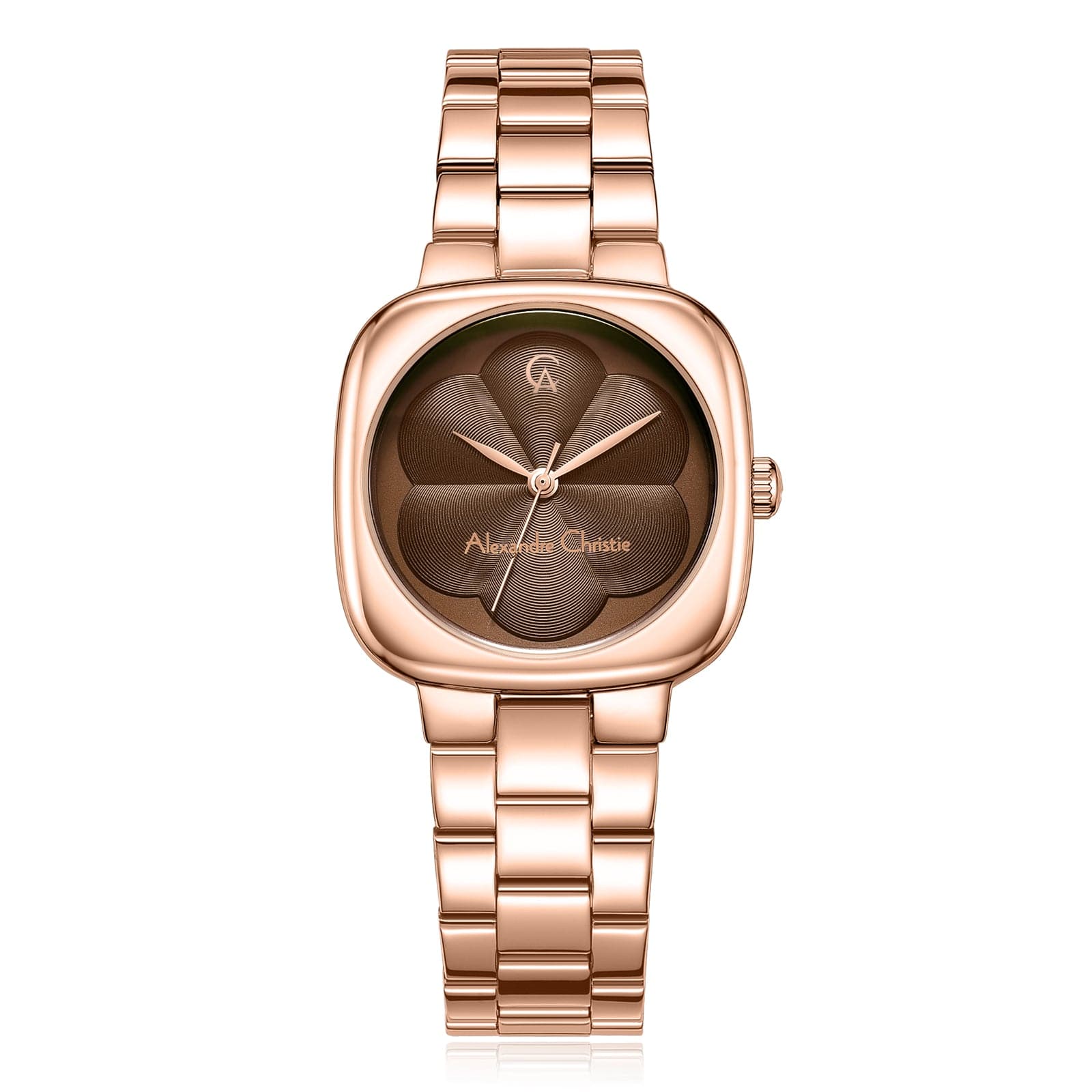 ALEXANDRE CHRISTIE Ladies Analog Watch – Brown - Kamal Watch Company