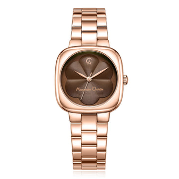 ALEXANDRE CHRISTIE Ladies Analog Watch – Brown - Kamal Watch Company