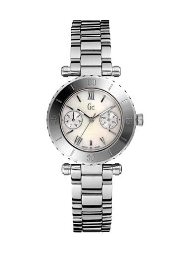 GC Silver Steel Bracelet & Case Anti-Reflective Sapphire Women's Watch - Kamal Watch Company