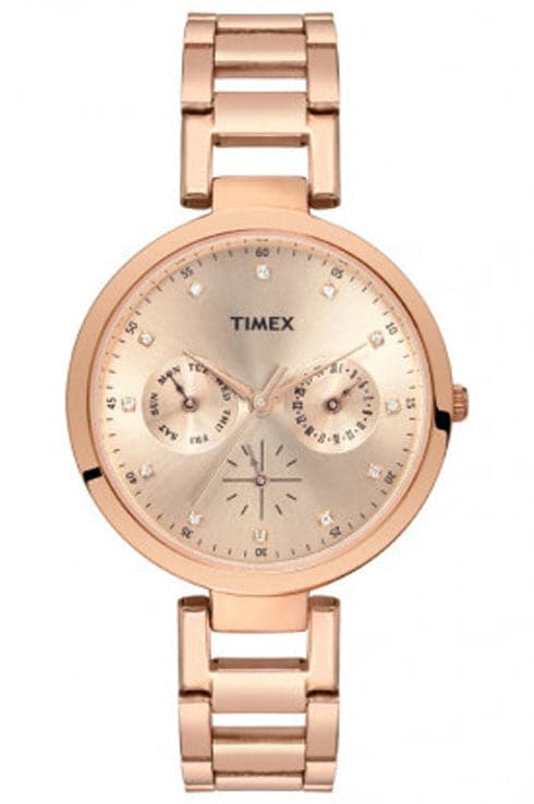 Timex Fashion Rose Gold Dial Women Watch TW000X209 - Kamal Watch Company