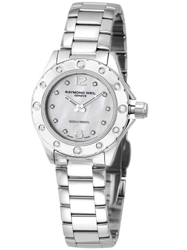 Raymond Weil Quartz White Dial Diamond Women's Watch - Kamal Watch Company