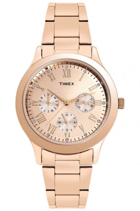 Timex Fashion Rose Gold Dial Women Watch TW000Q810 - Kamal Watch Company