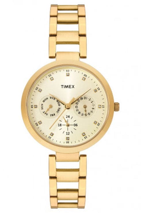 Timex Fashion Champagne Dial Women Watch TW000X208 - Kamal Watch Company