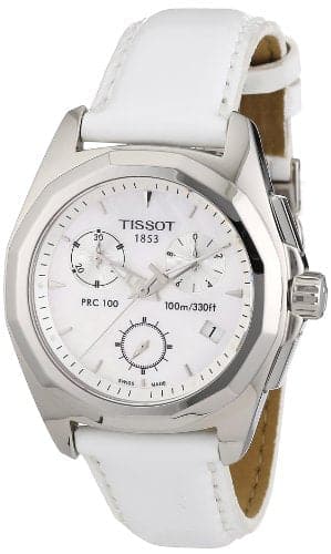 TISSOTPRC 100 Chronograph Silver Dial Ladies Watch T008.217.16.111.00 - Kamal Watch Company