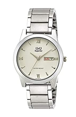 Q&Q Formal Analog White Dial Men's Watch S362-207NY - Kamal Watch Company
