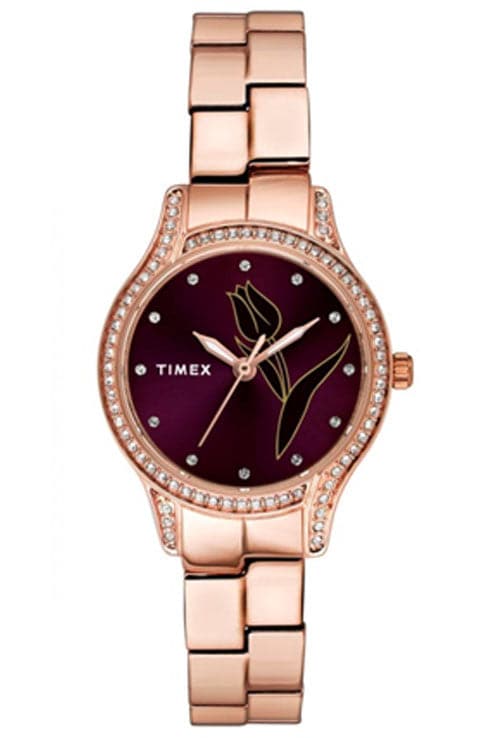 Timex Empera Purple Dial Women Watch TW0TL9504 - Kamal Watch Company