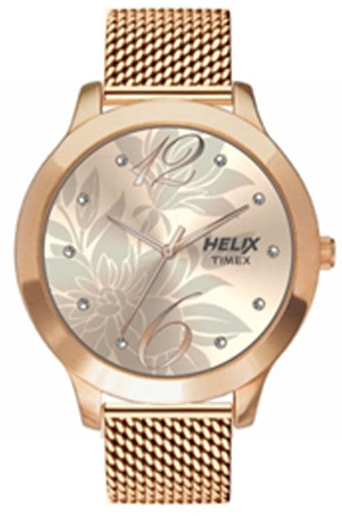 Timex Helix Rose Gold Women Watch TW022HL17 - Kamal Watch Company