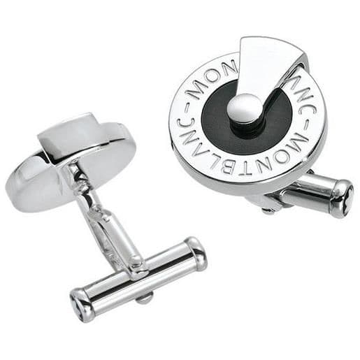 Montblanc Meisterstück Cufflinks Montblanc Round mother of pearl MB38084 - Kamal Watch Company