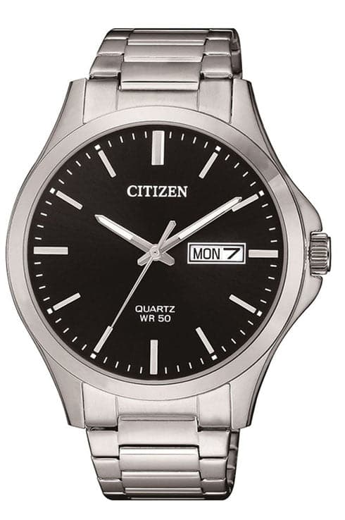 Citizen Quartz Black Dial Men's Watch BF2001-80E - Kamal Watch Company