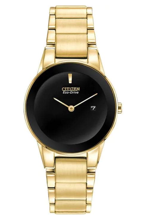 Citizen Eco-Drive Black Dial GA1052-55E Watch for Women - Kamal Watch Company
