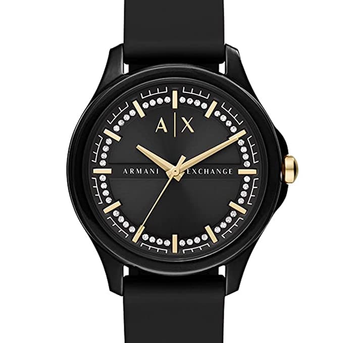 Armani Exchange Lady Hampton Analog Red Dial Women's Watch AX5265 - Kamal Watch Company