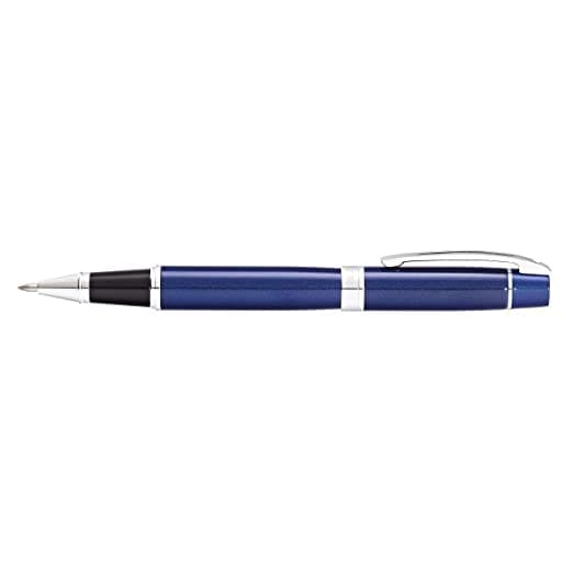 SHEAFFER Glossy Blue Lacquer With Chrome Plated Trim Rollerball Pen 9341 RB - Kamal Watch Company