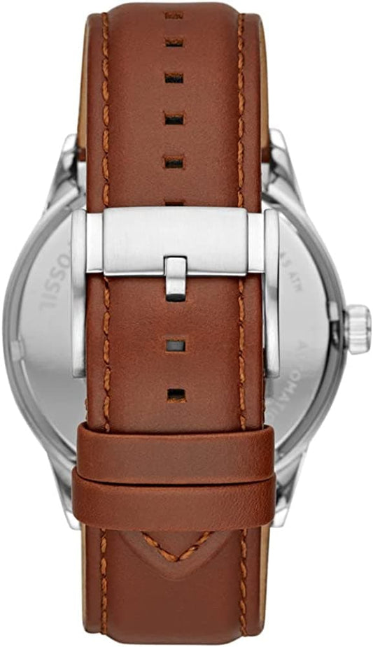 Fossil Flynn 13 mm Black Dial Leather Analog Watch for Men - BQ2386 - Kamal Watch Company