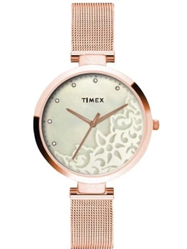 Timex Fashion Mother Of Pearl Dial Women Watch TW000X220 - Kamal Watch Company