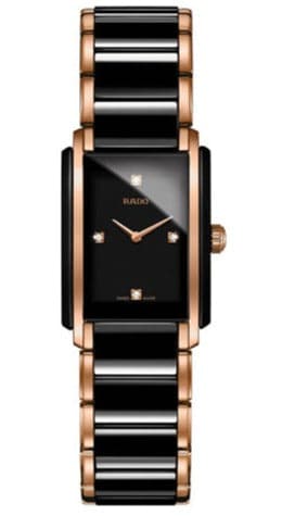 Rado Integral Diamonds Black Dial Quartz Women's Watch - Kamal Watch Company