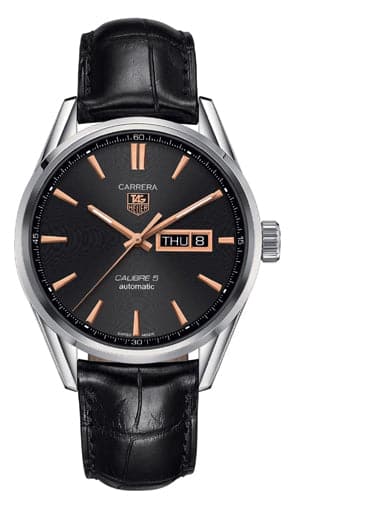 TAG Heuer Carrera Calibre 5 Day-Date Automatic Watch - Kamal Watch Company