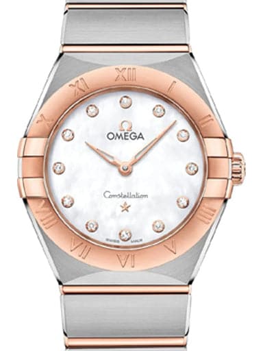 Omega Constellation Quartz Women'S Diamonds Watch