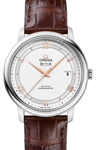 Omega De Ville Prestige Leather Strap Men's Watch - Kamal Watch Company