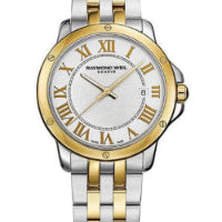 Raymond Weil Tango White Dial Two-Tone Steel With Gold PVD Men's Watch - Kamal Watch Company