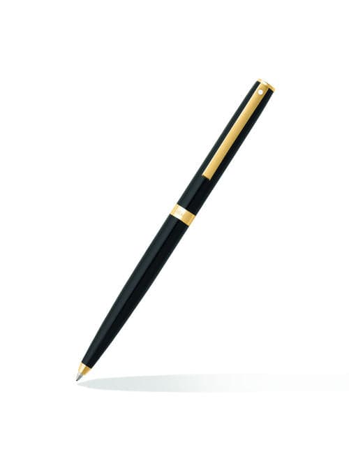 Sheaffer Sagaris Ballpoint Pen - Black with Gold Tone Trim 9471 BP - Kamal Watch Company